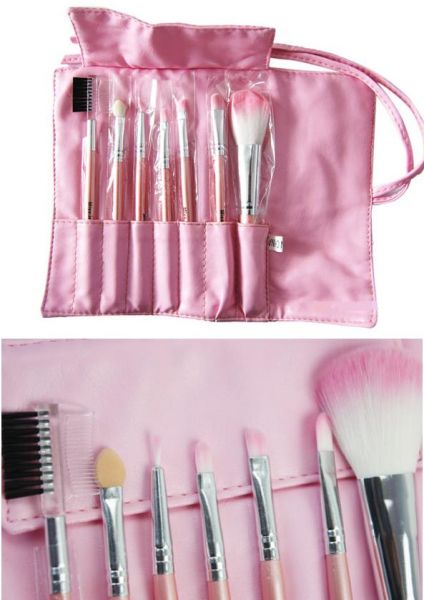 Kit de 7 Pinceis - Pink